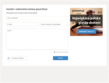 Tablet Screenshot of geostrefa.pl